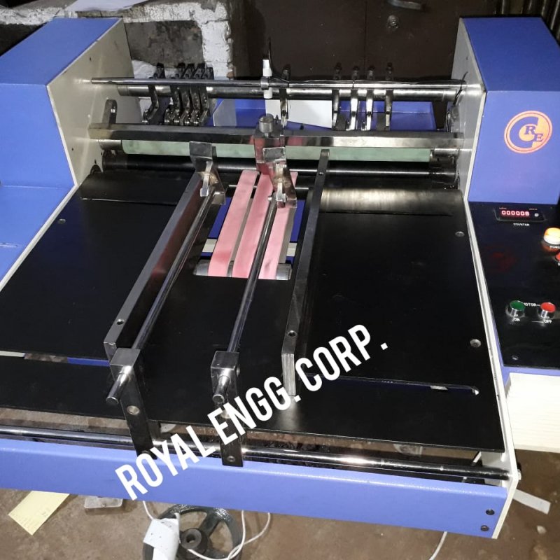 Auto Feed Sticker Cutting, Creasing and Cheque/Micro Perforation Machine