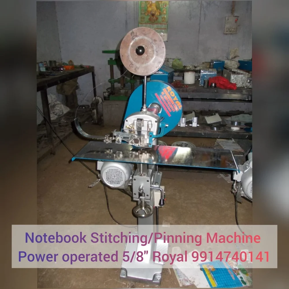 Manual Power operated book stitching machine