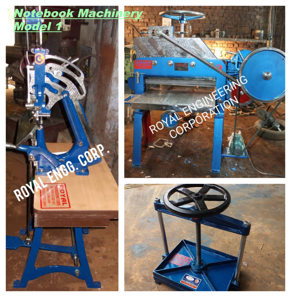 Notebook Making Machinery Model No. 1 - Royal Engineering Corp